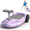 EVERCROSS EV6 Macchina Elettrica per Bambini, 4-in-1 Ricaricabile Auto Elettrica, 3 Velocità, Motore Brushless 90W, Anti-Ribaltamento, Luci LED & Bluetooth, Monopattino Pieghevole con Sterzo 360°