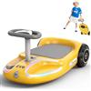 EVERCROSS EV6 Macchina Elettrica per Bambini, 4-in-1 Ricaricabile Auto Elettrica, 3 Velocità, Motore Brushless 90W, Anti-Ribaltamento, Luci LED & Bluetooth, Monopattino Pieghevole con Sterzo 360°