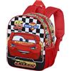 Disney Cars 3 Racer-Zainetto 3D Elite, Rosso, 25 x 30 cm, Capacità 7 L