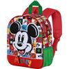 Disney Topolino Mood-Zainetto 3D Elite, Multicolore, 25 x 30 cm, Capacità 7 L