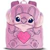 Disney Lilo e Stitch Angel Heart-Zaino Plush, Rosa