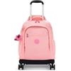 Kipling New Zea, Zaino Grande con Ruote Unisex - Adulto, Coral Sea, Taglia Unica