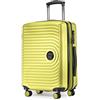 Hauptstadtkoffer Mitte - Bagaglio a Mano 55x40x23, TSA, 4 Ruote, Valigia da Viaggio, Valigia Rigida, Valigia con Ruote, Valigia Bagaglio a Mano, Felce