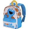 Karactermania Sesame Street Pasticcino Cookie Monster Cookie-Zainetto Prescolare Joy, Bianco, 22 x 27 cm, Capacità 5 L