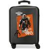 Star Wars Joumma Mandalorian e Grogu Nero Valigia da Cabina 38x55x20 cm Rigido ABS Lucchetto a Combinazione Laterale 35L 2.5kg 4 Doppie Ruote Bagaglio a Mano