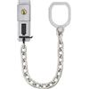 ABUS Catena per Maniglia SK99 - Sicurezza Porta, Bambini, Argento | Catena indurita, nessuna foratura necessaria - ideale per porte tagliafuoco e appartamenti