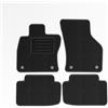 Mats4all Set di tappetini auto Compatibile con Skoda Octavia 2013-2020 | Antiscivolo | Con rinforzo | 4 pezzi | Tappetini per auto | Set di tappetini