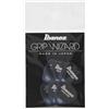 Ibanez PPA16MSGDB - Confezione da 6 plettri della serie Wizard Sand Grip, 1,0 mm, colore giallo 0.8mm Dark Blue