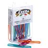 Leone DELL'ERA Fermagli Colorati Plastificati Leone Dell'Era - Scatola appendibile da 25 pezzi, N°5 mm 1,50 x 50