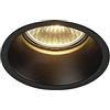 SLV HORN 1 incasso, QPAR51, rotondo, nero, GU10 max. 50W, incl. clip di fissaggio