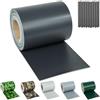 tectake® Rotolo Recinzione PVC 19 cm, Clip Montaggio, Resistente UV, Facile Installazione, Protezione Intemperie, Antistrappo, Frangivista Balcone, Paravento da Esterno - 35 m, Antracite