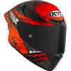 Kyt Casco Moto Integrale Kyt TT-REVO COMBUSTION Rosso Opaco