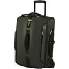 Samsonite Paradiver Light - Borsa da Viaggio con Ruote & Funzione Zaino (55 cm), Small, Bagaglio a Mano, Idrorepellente, Leggera, 51L, Verde Giungla (Jungle Green)