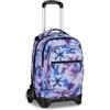 Invicta Trolley Scuola Plug Fantasy, Viola, 34 L, Doppio Scomparto, Cross-over System, Tasca attrezzata, Scomparto porta pc, Tasca portaborraccia, Scuola media e superiore, Ragazza