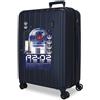 Disney Joumma Star Wars R2D2 Valigia media blu 48x65x27 cm rigida 3,5 kg chiusura TSA integrata ABS 3,5 kg 72L espandibile