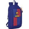 safta F.C. Barcellona 1ª attrezzatura 25/26 - Mini zaino per uso quotidiano, ideale per bambini di diverse età, confortevole e versatile, qualità e resistenza, 22 x 10 x 39 cm, blu/granata, M, Casual