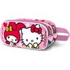 Hello Kitty Lovely-Astuccio 3D Doppio, Rosa, 22 x 10 cm