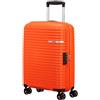 American Tourister Trolley Liftoff, Arancione, s, Trolley rigido con ruote doppie a 360°