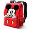 Disney Topolino Red-Zaino Espandibile EXP, Rosso, 30 x 45 cm, Capacità 28 L