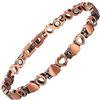 EnerCoppeX Cavigliera magnetica Pure Popper da donna, con magnete e cuore, lunghezza 24
