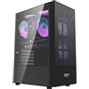 darkFlash Darkflash A290 computer case (black) + 3 fans