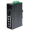 PLANET Switch Ethernet industriale IP30 Slim Type a 4 porte + 1 porta 100Base-FX(SC) (-10-60 C)