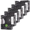 DOREE 5 Nastri per Etichette 45010 S0720500 12 mm x 7m Nero su Trasparente