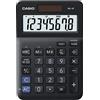 CASIO MS-8F Calcolatrice da tavolo - Display a 8 cifre, Calcolo imposte e doppia alimentazione
