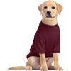 Hjumarayan Maglioncino Per Cani In Tessuto Elasticizzato Traspirante, T-Shirt In Maglia Leggera Per Cocker Spaniel E Border Collie, Abbigliamento Mezza Stagione Anti-Freddo Indoor, Bordeaux XL