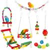 Dwitkul 11 Pezzi Giochi per Pappagalli Inseparabili Giochi per Uccelli, Gioco per Gabbia Pappagalli Gioco Calopsite Pappagallo Giocho per Cocorite per Gabbia