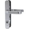 ABUS Maniglia per porta SRG92N ZS F1 con protezione anti-tiraggio, per porte di casa, con maniglia su entrambi i lati, per porte con telaio stretto, in alluminio