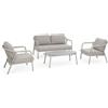 Bizzotto MIRAVET, SET SALOTTO C-C SATURN