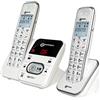 Geemarc Amplidect 295 Duo - Telefono Cordless Amplificato e Microtelefono Aggiuntivo con Segreteria Telefonica, Suoneria Potente e Tasti Grandi per Anziani - Ipoacusia da Bassa a Media - Versione IT