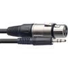 Stagg SAC1MPSXF Cavo S Serie per Microfono da Jack Stereo XLRf to Mini Jack, 1m
