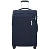 SAMSONITE Trolley Medio RESPARK 143330 Morbido Espandibile Blu Profondità 29/33 cm Lunghezza 43 cm Altezza 67 cm Pet Riciclato