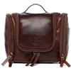 SID & VAIN® borsa toiletry vera pelle vintage DEXTER grande borsetta necessaire Toilette pochette beauty case da Viaggio uomo donna marrone prodotto artigianale