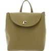 Coccinelle Pelle zaino Nikla Mini Bag Double Grainy Leather Seagrass/Sandshell cachi