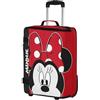Disney Minni Mouse Curious-Valigia da Cabina Pieghevole, Rosso, 20 x 36 x 52 cm, Capacità 30 L
