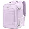 KLOSTAIN Zaino Ryanair 40x20x25 Zaino da Viaggio Aereo Bagaglio a Mano 20L Borsa da Cabina per Uomo e Donna da Lavoro e Scuola Trekking,Viola Chiara