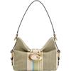 GUESS borsa a tracolla Camden Mini Shoulder Bag Olive Multi verde