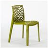 Produce Shop Sedie Cucina Bar Gruvyer in Polipropilene Impilabili Grand Soleil - Verde Anice