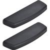 perfk 24,5x7 Cm Braccioli Di Ricambio per Sedia Da Ufficio in Pelle Tpu Con Viti per Fori Di Montaggio Set Braccio Di Supporto E Accessori Adattano Sedie Da Ufficio O Da Gioco