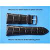 Morellato Bracciale Orologio Nero in Pelle Vera 30 mm Fibbia ad Ardiglione 24 mm