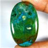 Royal_gems_shop 78,20 ct 100% pietra preziosa cabochon ovale crisocolla verde naturale