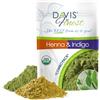 Davis Finest - Polvere di henné e indaco - Confezione combinata da 200g (100g ciascuno) - Tintura per capelli e barba 100% biologica - Ammorbidente, rinforzante e volumizzante - Senza PPD e vegana