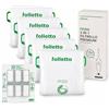 ELETTROFIX 6 Sacchetti Folletto ORIGINALI VK 200/220S - Filtrello Premium FP 200 + DOVINA ORIGINALE - per Folletto VK200/220S, con Filtro HEPA 99,99% -Triplo Strato Antipolvere, Anti Allergeni e Anti Odore