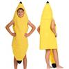 KBSICWO Costume da Banana Unisex, Divertente Costume da Frutta, Travestimento Banana per Uomo e Donna Carnevale Halloween Cosplay Party (Giallo)