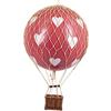 Authentic Models - Palloncino a forma di cuore, con motivo Floating the Skis, 18