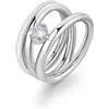 Brosway Anello Donna, Anello a Fascia in Acciaio | Collezione Ribbon - BBN45D