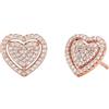 Michael Kors Orecchini A Lobo donna Michael Kors Premium in Argento 925 - Cristalli